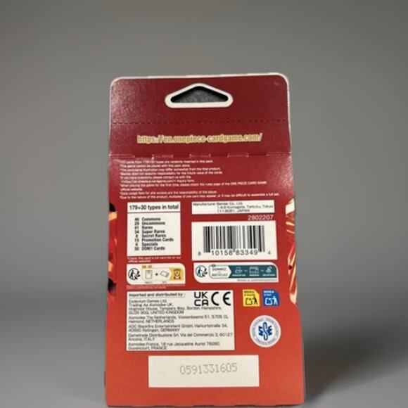One Piece TCG: the Best One Vol. 2 English Ver. (PRB-02) Booster Box - 10 Packs - Picture 5 of 5